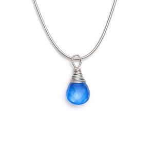 N1162 S925 Tanzanite Snake Chain Necklace